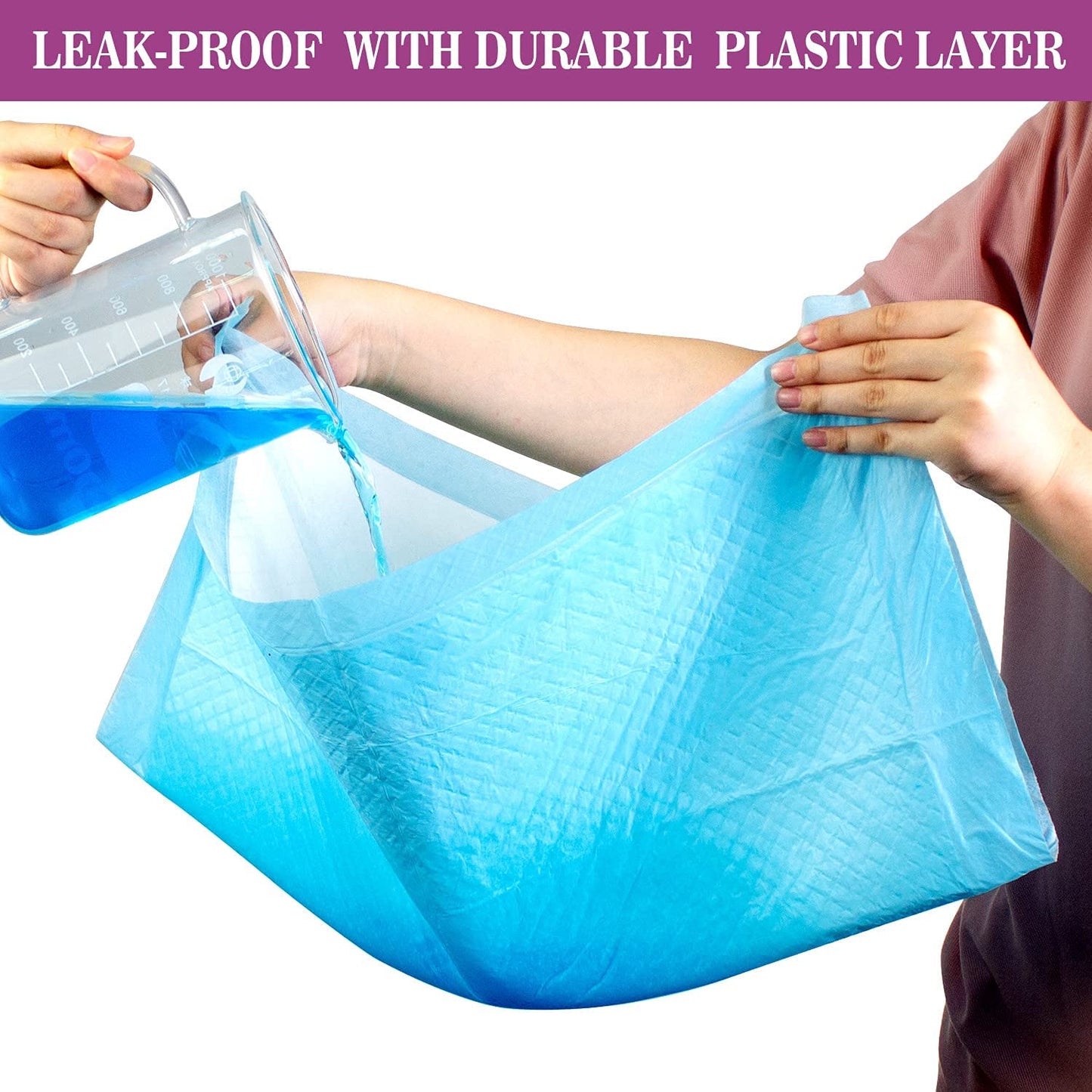 Dog Pee Pads,28"x30"L-Large,Super Absorbent & Leak-Proof 30~50count