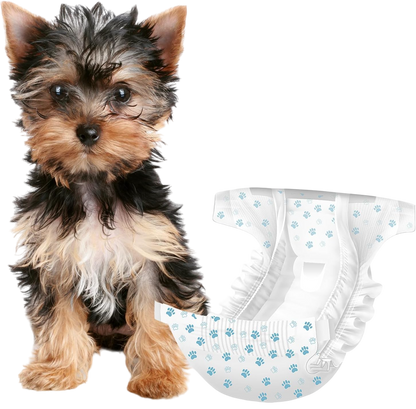 Female Dog Diapers 30 Count(XX-Small),Super Absorbent Disposable Dog Diapers Female with Flash Dry & Leakproof