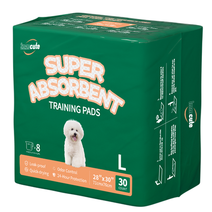 Dog Pee Pads，28"x30"/30"x36"，X-Large,Super Absorbent & Leak-Proof