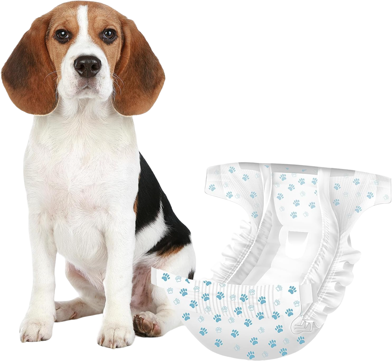 Dog Diapers Female | 30 Count (S)| Breathable & Adjustable Disposable Dog Diapers | Super Absorbent Puppy Diapers